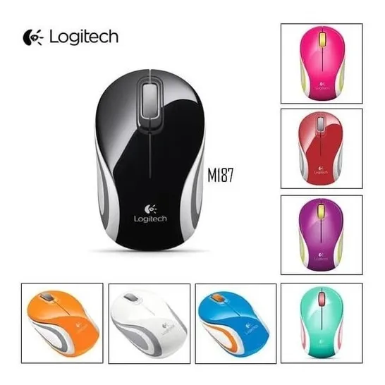 Mini Mouse Logitech M187 Inalambrico Usb