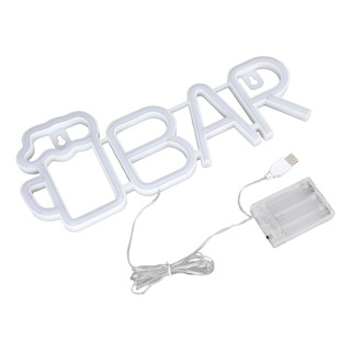 Letrero Led De Neón Con Diseño En Forma De Barra Usb O Letrero Led De Neón Con Diseño En Forma De Barra Usb O