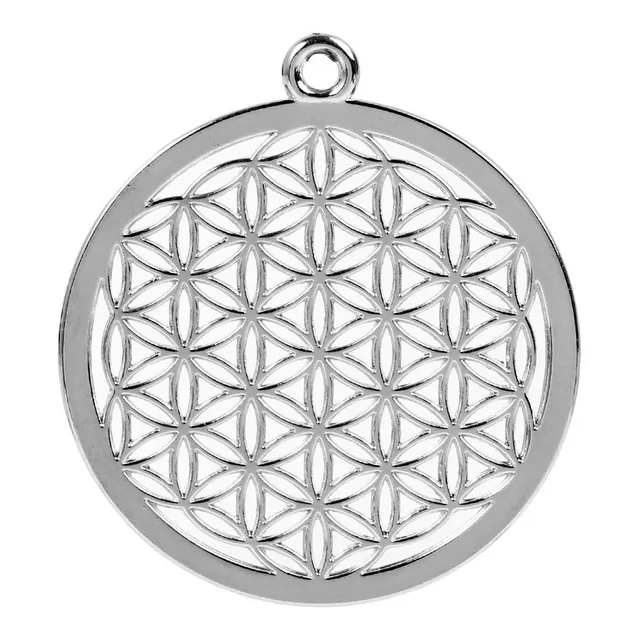 Medalla Flor De La Vida Geometria Sagrada Meditacion 