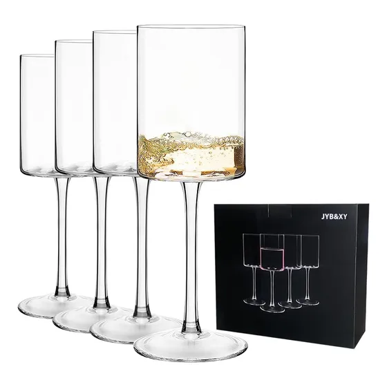 Copas De Vino Tinto O Blanco De 15 Oz De Cristal Premium [u]