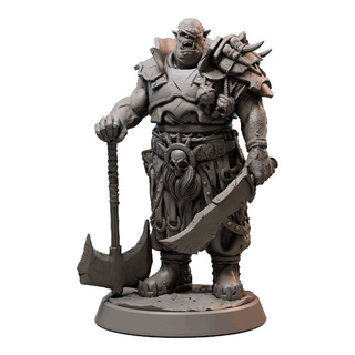 Miniatura Conspiração Orc Barbaro Dungeons And Dragons Rpg Miniatura Conspiração Orc Barbaro Dungeons And Dragons Rpg