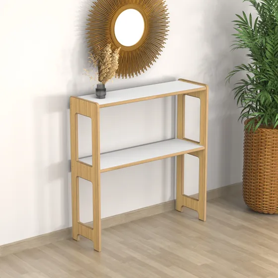 Mesa Recibidora De Arrime Auxiliar Nórdica De Diseño