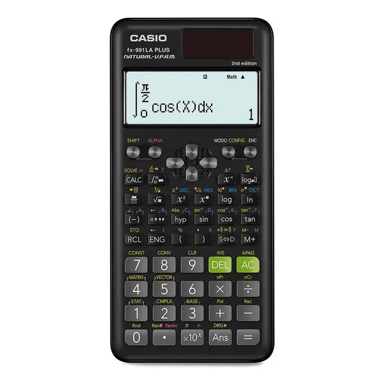 Calculadora Cientifica Casio Fx-991la En Idioma Español Negro Para Universidad