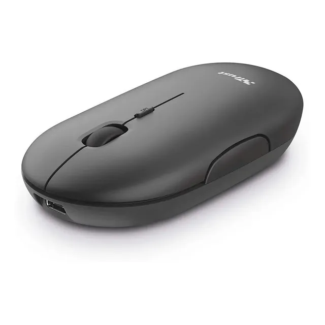 Mouse Ultrafino Inalambrico Bt Trust Puck 24059 Negro
