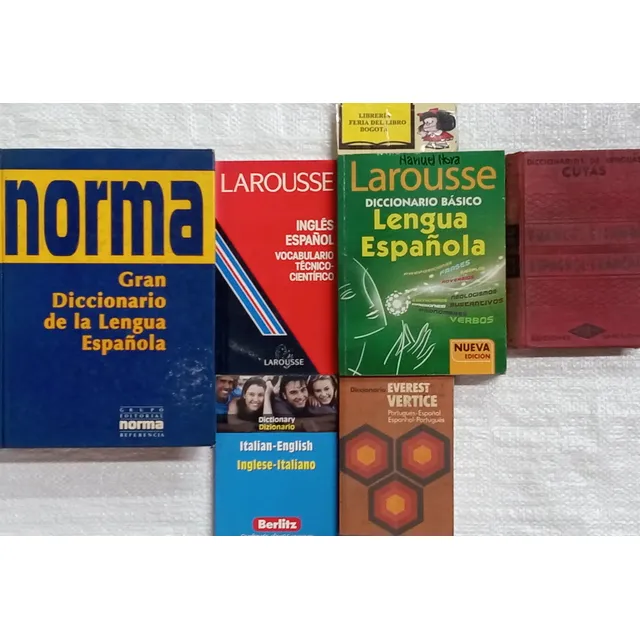 Promocion - 6 Diccionarios - Español - Frances - Portugues