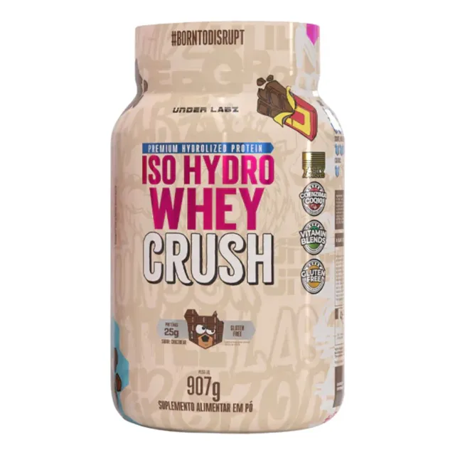 Whey Protein Isolado Under Labz Iso Hydro 900g Zero Lac