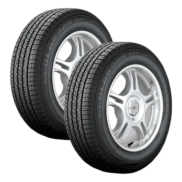 Paquete De 2 Llantas 235/55 R18 Yokohama Geolandar G91a 100h