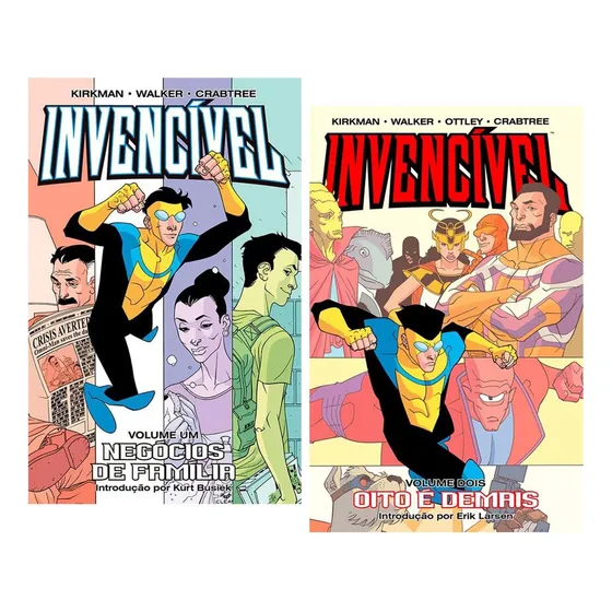 Hq Invencível Volume 01 E 02 Editora Panini