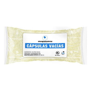 Capsulas Vacias #4 Millar, Transparente Color Natural Capsulas Vacias #4 Millar, Transparente Color Natural
