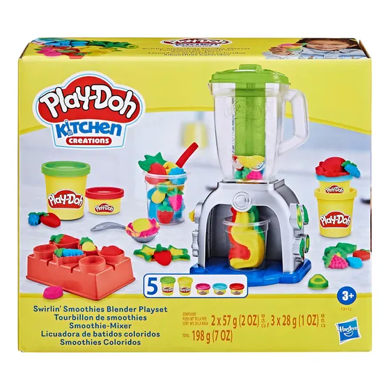 Play-doh Kitchen Creations Licuadora De Batidos Coloridos Color Multicolor