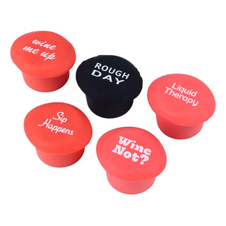 Divertido Juego De Tapones Herméticos De Silicona Para Botel Divertido Juego De Tapones Herméticos De Silicona Para Botel