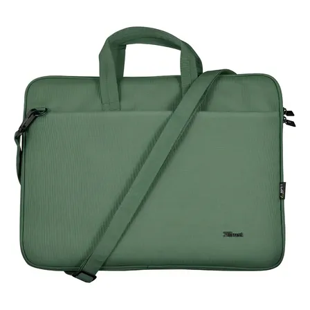 Bolso Maletín Trust 16'' Bolonga Eco Notebook Tablet Color Verde Tamaño De La Pantalla 16