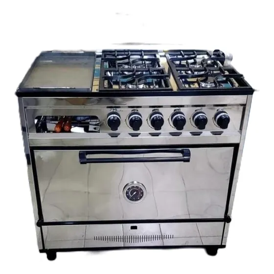 Cocina industrial Farat Acero inox brillante 4 h y p multigas color plata con puerta ciega