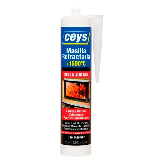 Masilla Refractaria Cartucho 310ml Ceys