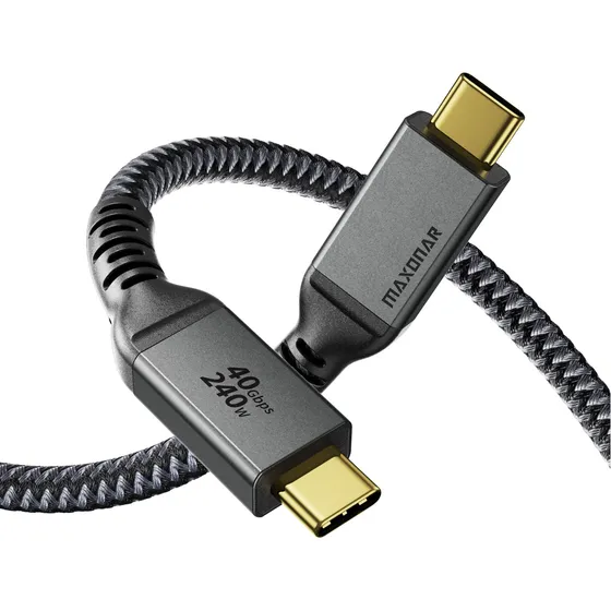Cable Thunderbolt 4 Tipo C 240 W 8k 4k 40 Gbps Video Y Carga