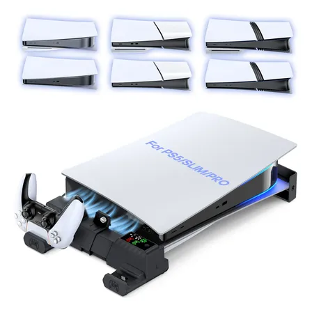 Base Cargadora Horizontal Controles Ps5 Slim Pro