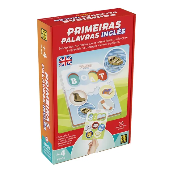 Jogo Primeiras Palavras Em Inglês 04032 Grow
