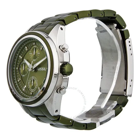 Reloj Fosil Dama Verde Acero Original Poco Uso Excelente