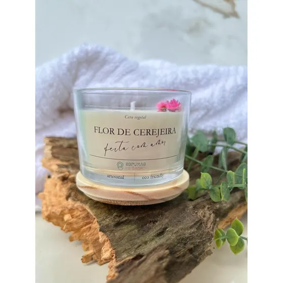 Vela Aromática Perfumada 7 Fragrâncias 100g Com Cera Vegetal