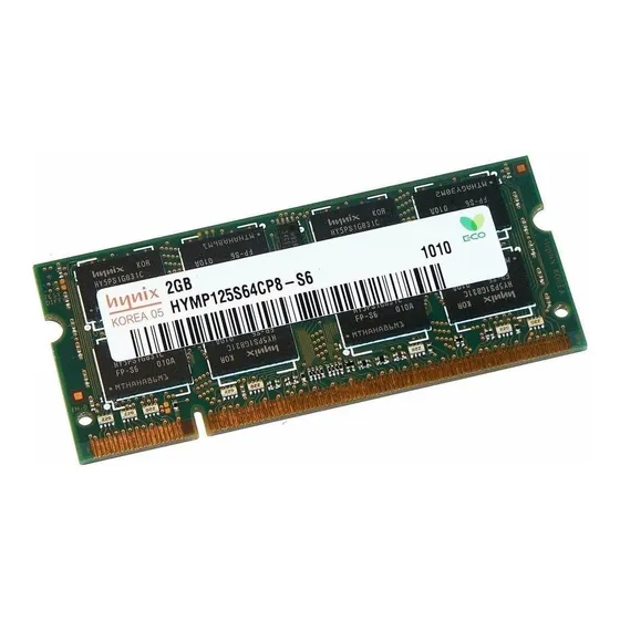 Memória RAM verde 2GB 1 SK hynix HYMP125S64CP8-S6
