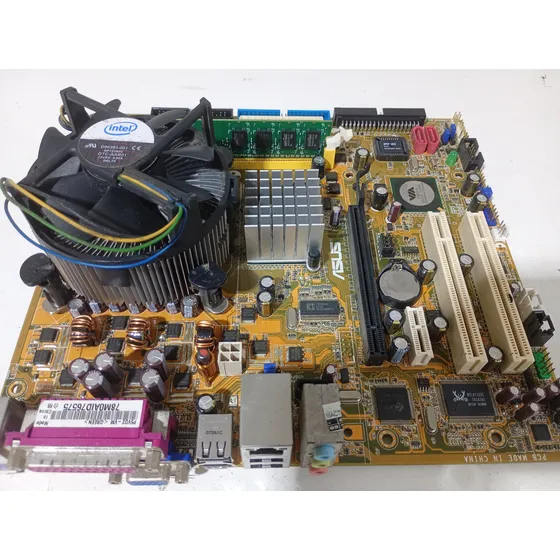 Placa Mãe Asus P5vd2-vm - Memória + Cpu