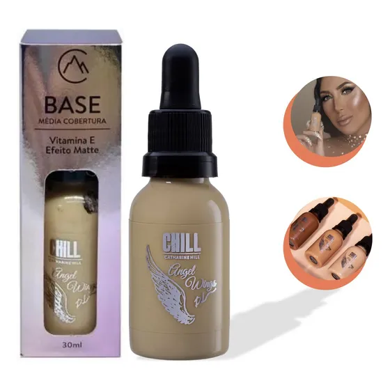 Base de maquiagem em creme Catharine Hill Bases Media Cobertura Base tom 1.5 - 30mL 30g