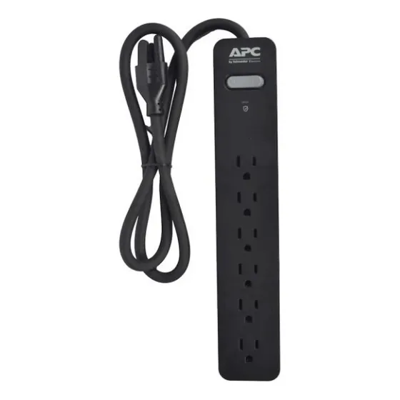 Regleta Apc Regulador De Voltaje  Protector 6 Tomas Pe63