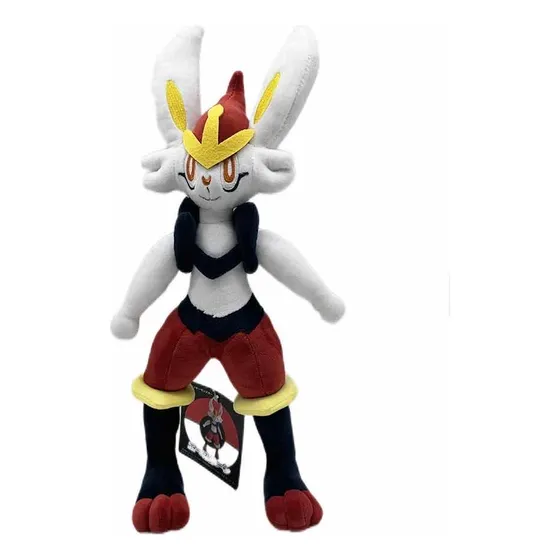 Peluche Cinderace Pokemon Evolución Raboot Scorbunny Nuevo