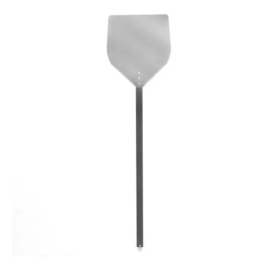 Pá De Pizza De Fornear-lamina 30 Cm Inox Quadrada-cabo 1mtr