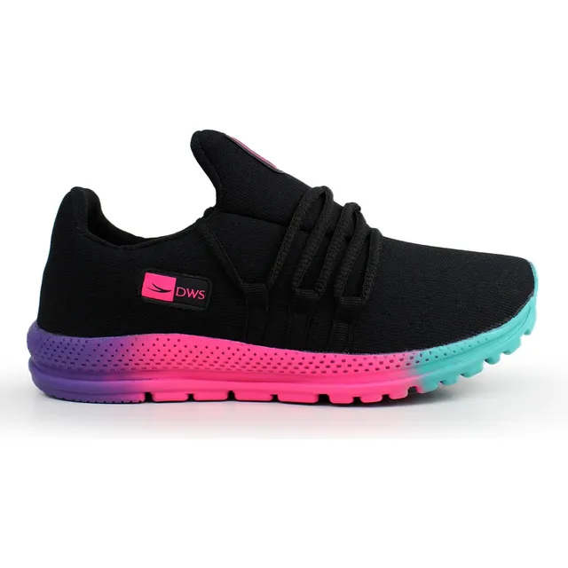 TĂȘnis Feminino F1 Rosa Esportivo Leve Para Corrida Academia TĂȘnis Feminino F1 Rosa Esportivo Leve Para Corrida Academia
