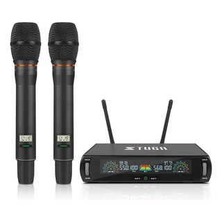Xtuga U-260 Sistema De Micrófono Inalámbrico Uhf De 2x100 Ca Xtuga U-260 Sistema De Micrófono Inalámbrico Uhf De 2x100 Ca