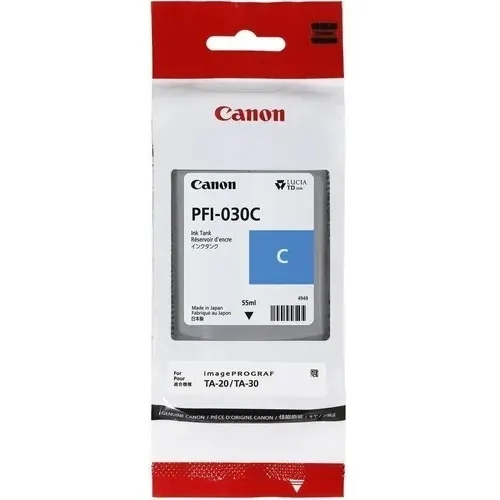 Cartucho Original Canon Pfi-030c 55ml Imageprograf Ta-20/30