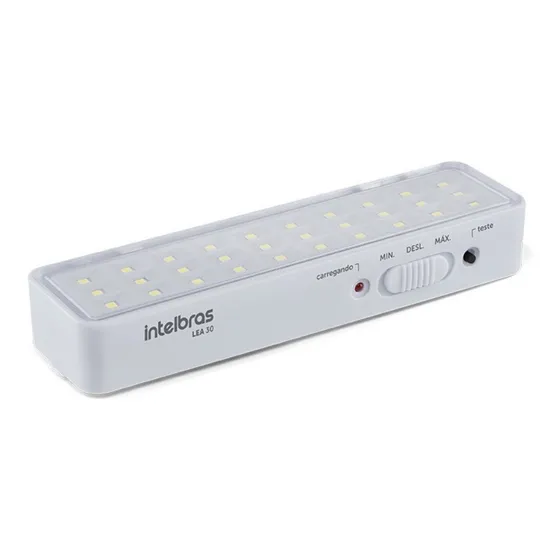 Luz de emergencia Intelbras LEA 30 LED con batería recargable 1 W 220V blanco