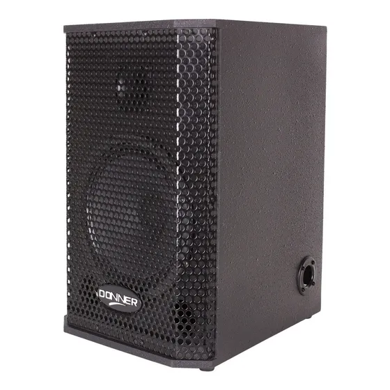 Alto-falante Donner Saga 8 Ativa Portátil Com Bluetooth Preto 127/220V