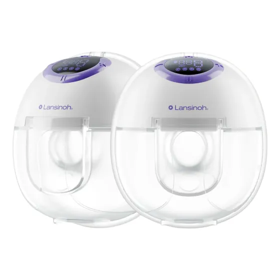 Sacaleche Manos Libres Inalambrico Lansinoh Discreet Duo 53751 Blanco