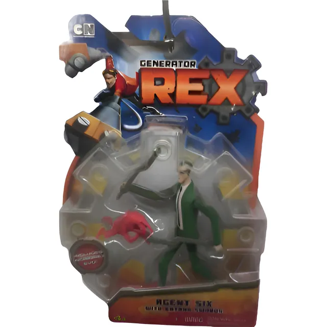 Muñeco Generator Rex Agent Six  Sobre Ruedas Juguetes 