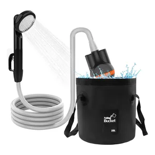 Ducha Portátil Acetek Para Acampar Con Balde De 19 Litros Ducha Portátil Acetek Para Acampar Con Balde De 19 Litros
