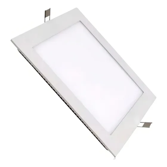 Luminária Plafon Led Embutir 24w 6500k Quadrado Ourolux