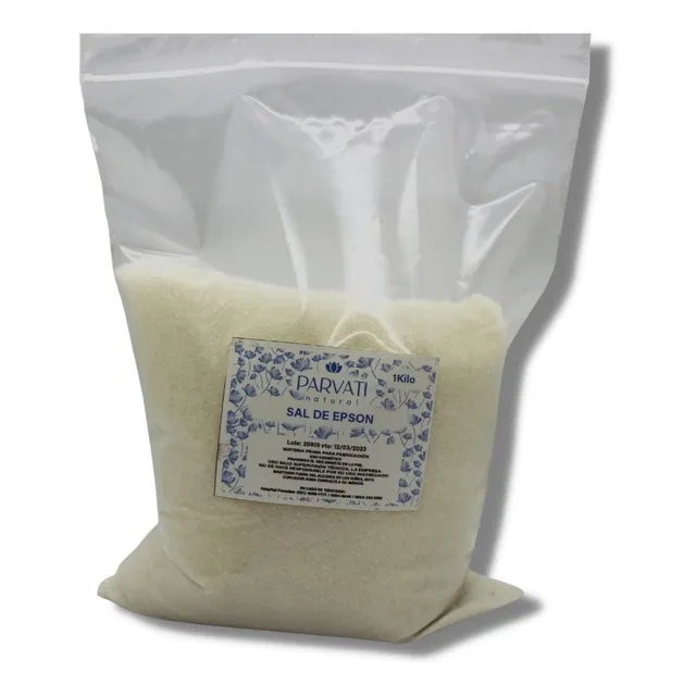 Sales De Epsom Sulfato De Magnesio Puro 99.9% 1 Kilo Usp