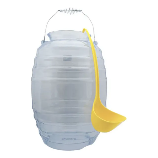 Vitrolero De Plástico 10 Litros Resistente Incluye Cucharon