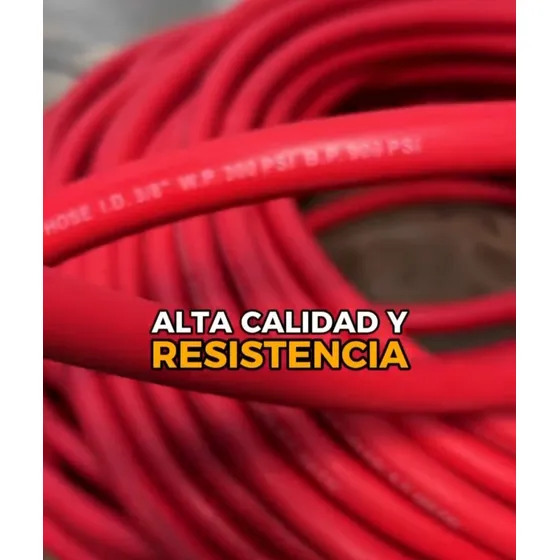 Manguera Multiuso Roja 300 Psi 1 /4 
