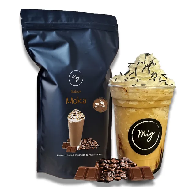 Base Moka 1kg | Frappe Latte | Insumos Para Cafetería Mocha