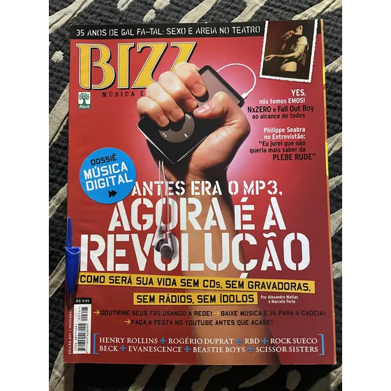 Revista Bizz N 207 Bob Marley Rebeldes Nx Zero Seabra Gal