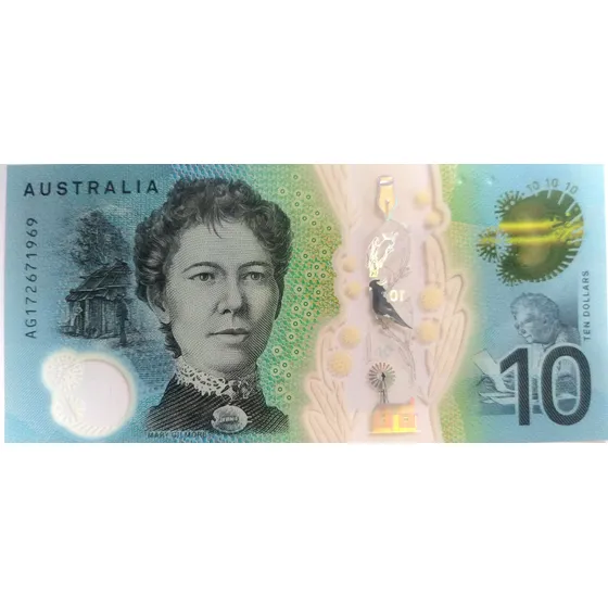 Billete Australia 10 Dolares.2017.polimero. Unc. Oportunidad