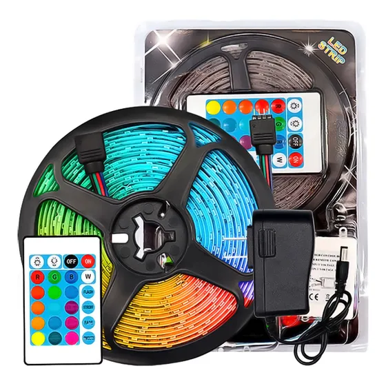 Tira de luces Spin LED 5Mts/300RGB 3528 todo los colores 5m 220V IP65
