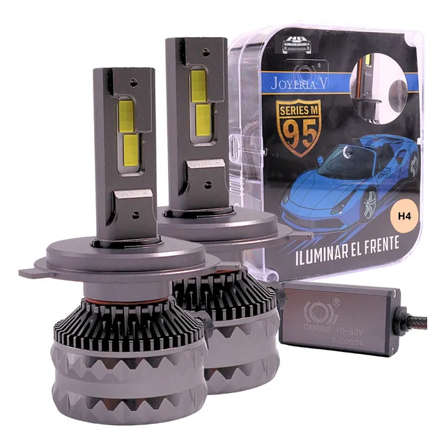 Kit 2 Focos Faro Led Iol M95 Csp Alta Y Baja  H4 - 12/24v