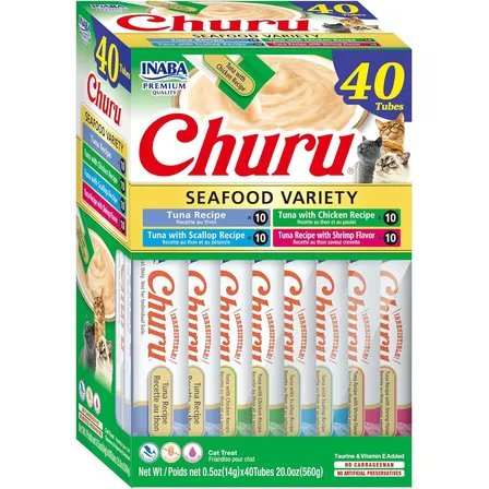 Churu Para Gatos Inaba Puré Cremoso, Suplementado Con Vita Churu Para Gatos Inaba Puré Cremoso, Suplementado Con Vita