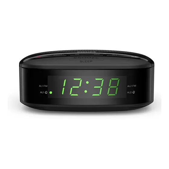 Radio Reloj Philips Digital Tar3502 Alarma Dual Sintonizador