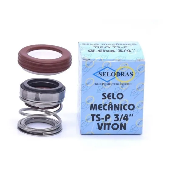 Selo Mecânico Tipo Ts-p  Eixo 3/4 Viton + 150°c Alta Temp