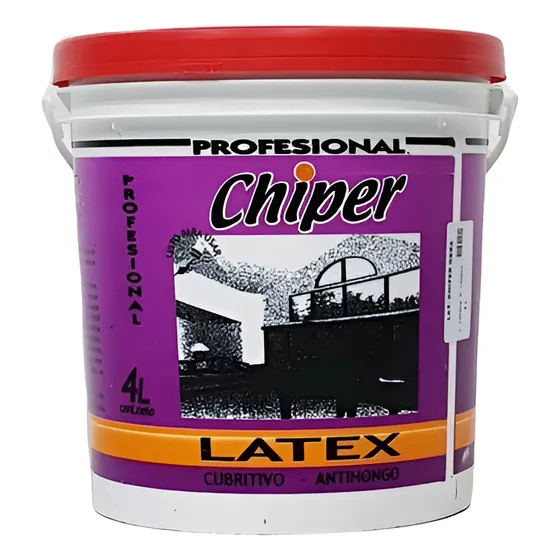 Chiper Latex Interior Lavable Blanco Xilox X 4 Lt  